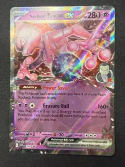 Team Rocket's Mewtwo EX 205 | Destined Rivals | Black Star Promo Card | NM - Image 1