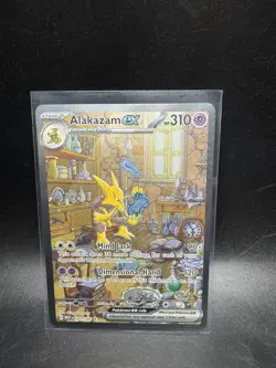 Pokemon Alakazam EX TCG Scarlet Violet-151 Holo Full Art Card 201/165 - Image 2