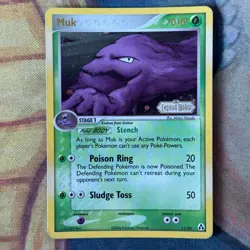 Pokemon Card | EX Legend Maker Muk 11/92 Stamped Reverse Holo 2006 - Image 1