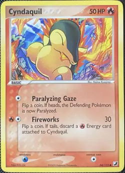 Cyndaquil 54/115 Unseen Forces Regular - Pokemon Card - Image 1