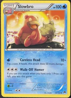 Slowbro 20/122 Breakpoint Regular - Pokemon Card - Image 1