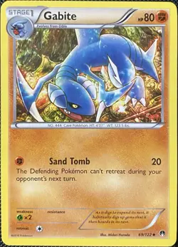 Gabite 69/122 Breakpoint Regular - Pokemon Card - Image 1