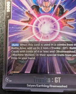 Trunks : GT FB04-113 Foil Rare Ultra Limit Dragon Ball Super Card Game - Image 4