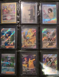 Pokemon Binder Collection 288 Cards Japanese English Rare - Image 1