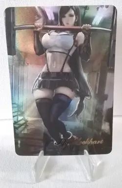 Sexy Tifa Lockhart- Final Fantasy Goddess Story Double Sided Anime Card ACG - Image 1