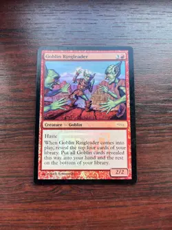 1x FOIL GOBLIN RINGLEADER - Promo - MTG - NM - Magic the Gathering - Image 1