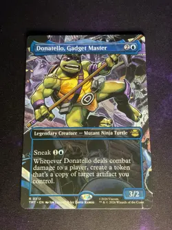 MTG Donatello, Gadget Master (Borderless) Teenage Mutant Ninja Turtles * 1X * NM - Image 1