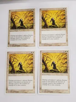 MTG Playset 4x Karma (5th Edition/White/U) - BGM - Image 1