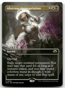 Abstruse Appropriation (Borderless) #342 (NM) Modern Horizons 3 MH3 Magic MTG - Image 1