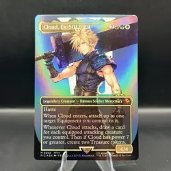 Cloud, Ex-SOLDIER (Borderless) Commander: Final Fantasy Foil - Image 1