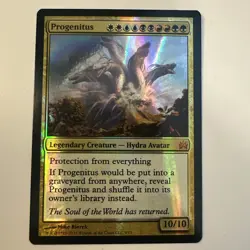 MTG Magic The Gathering Progenitus Foil Mythic FtV 5 Color Hydra Avatar - Image 1