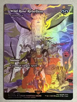 MTG / Wild Rose Rebellion / FCA / #4 / FOIL (Showcase) / Uncommon / NM - Image 1
