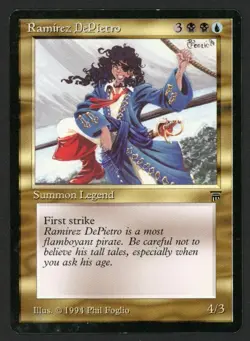 ***English Ramirez DePietro*** MTG Legends Magic Kid Icarus - Image 1