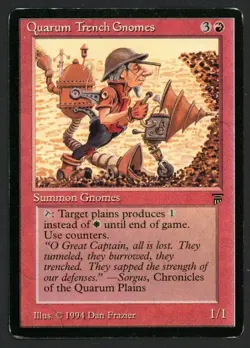 ***English Quarum Trench Gnomes*** MTG Legends Magic Kid Icarus - Image 1