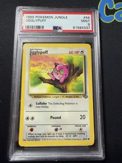 1999 Pokemon Jungle Jigglypuff 54/64 PSA 9 - Image 1
