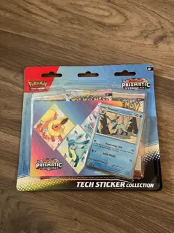 Pokemon Scarlet & Violet Prismatic Evolutions Tech Sticker Collection Glaceon - Image 1
