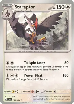 Staraptor SV01: Scarlet & Violet Base Set 150/198 NM English Pokemon Card - Image 1