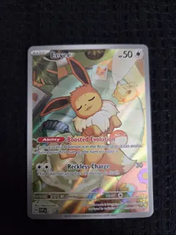 Pokemon Eevee Scarlet & Violet Promo Holo Basic Creature Card 173 50HP 2025 - Image 1
