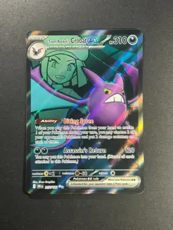 Team Rocket's Crobat ex 2025 Scarlet & Violet: Destined Rivals #217/182 Pokemon - Image 1