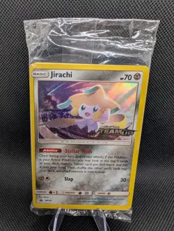 Jirachi SM161 Prerelease Team Up Promo Sealed Pokemon - Image 1