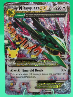 Pokemon Celebrations M Rayquaza EX 76/108 Holo Card NM - Image 1