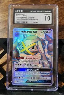 Pokemon TCG Metagross GX 157a/145 Cgc 10 - Image 1