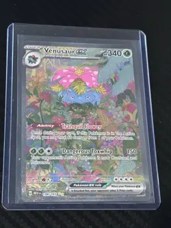 Pokemon TCG Venusaur EX Scarlet & Violet 151 Card 198/165 - Image 1