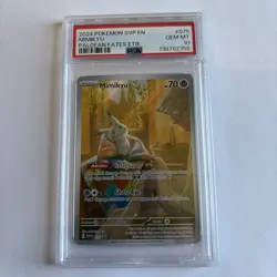 2024 POKEMON SVP EN-SV BLACK STAR PROMO #075 MIMIKYU PALDEAN FATES ETB PSA 10 - Image 1