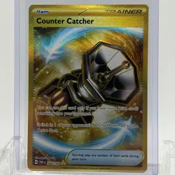Pokemon TCG Paradox Rift Counter Catcher #264/182 Hyper Rare NM - Image 1