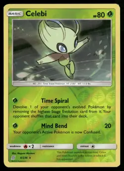Celebi SM - Unified Minds 4/236 Pokemon TCG - Image 1