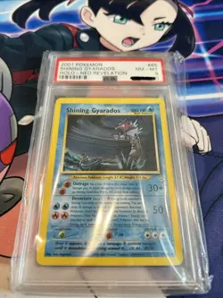 Graded - Pokemon TCG Shining Gyarados Holo Neo Revelation - Image 1