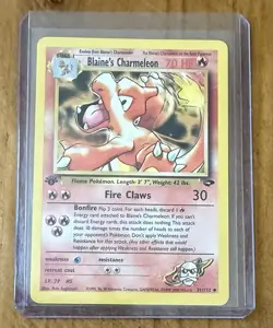 Pokemon TCG Blaine’s Charmeleon #31/132 Non Holo 1st Edition Vintage - Image 1