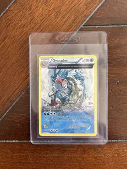 Gyarados FULL ART Cosmos Reverse Holo 21/98 XY Ancient Origins Pokemon - Image 3