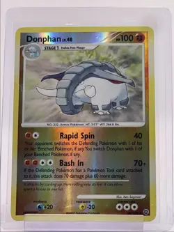 DONPHAN LV.48 2007 POKEMON D & P SECRET WONDERS REVERSE HOLO 48/132 Q2045 - Image 1