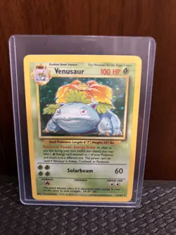 Pokemon Venusaur 15/102 Base Set Rare Holo In Excellent Condition - Image 1