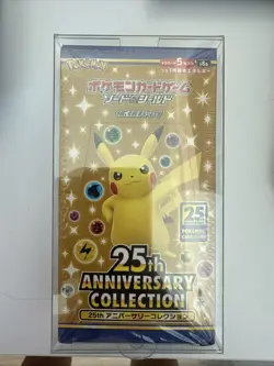 Pokemon Japanese 25th Anniversary Collection s8a Booster Box Sealed Gold - Image 1