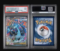 2025 POKEMON MEP EN-ME BLACK STAR PROMO #023 MEGA CHARIZARD X ex PSA 9 (138 - Image 1