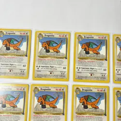 Pokemon Lot Of 10 Wotc Black Star Promo #5 Movie Promo DRAGONITE - Image 4