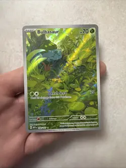 Pokemon SV 151: Bulbasaur - IR 166/165 Near Mint Pack Fresh! - Image 1