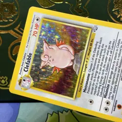 Pokemon TCG Clefable #1/64 Jungle Set Unlimited Holo Rare WOTC VTG 1999 MP - Image 3