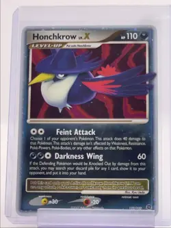 HONCHKROW LV.X 2007 POKEMON D & P SECRET WONDERS RARE HOLO 132/132 Q2045 - Image 1