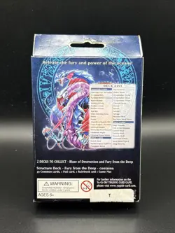 Yugioh Struckture Deck Fury From The Deep New 1st Edition - Image 2