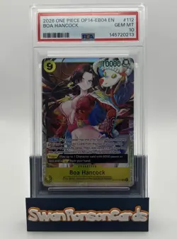 Boa Hancock SR OP14-112 The Azure Sea's Seven English One Piece TCG PSA 10 - Image 1