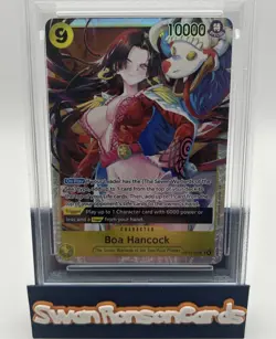 Boa Hancock SR OP14-112 The Azure Sea's Seven English One Piece TCG PSA 10 - Image 3