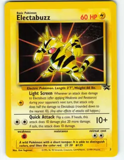 Electabuzz - #2 WOTC Black Star Promo - Pokemon TCG - 1999 - Image 1
