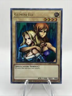 Yu-Gi-Oh! Gemini Elf LART-EN039 The Lost Art Promotion Limited Edition NEAR MINT - Image 1