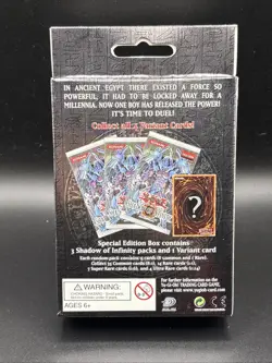YUGIOH SHADOW OF INFINITY SPECIAL EDITION 2006 (3 BOOSTERS PACKS) NEW! - Image 2