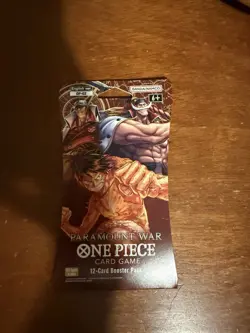 One Piece Paramount War Sealed First Print Booster Pack English - Image 1