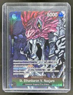 2025 One Piece Carrying on His Will St Ethanbaron V Nusjuro #OP13-080 - Image 1