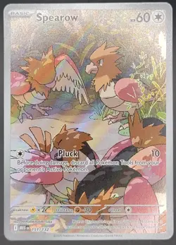 Pokemon Card TCG - Spearow 151/132 Illustration Rare Mega Evolutions Near Mint - Image 1